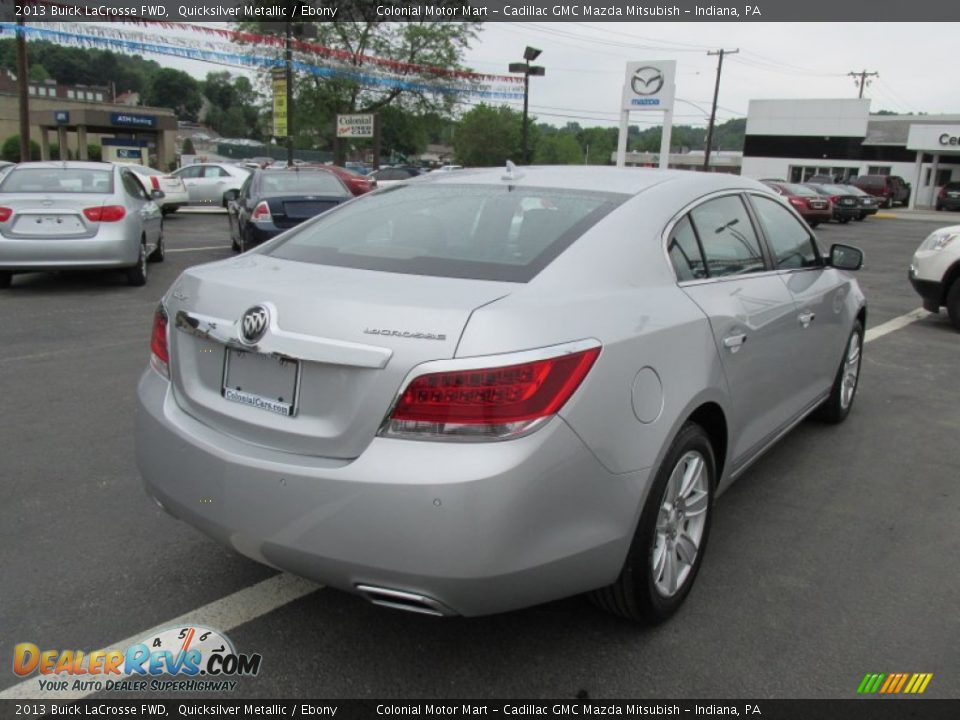 2013 Buick LaCrosse FWD Quicksilver Metallic / Ebony Photo #6
