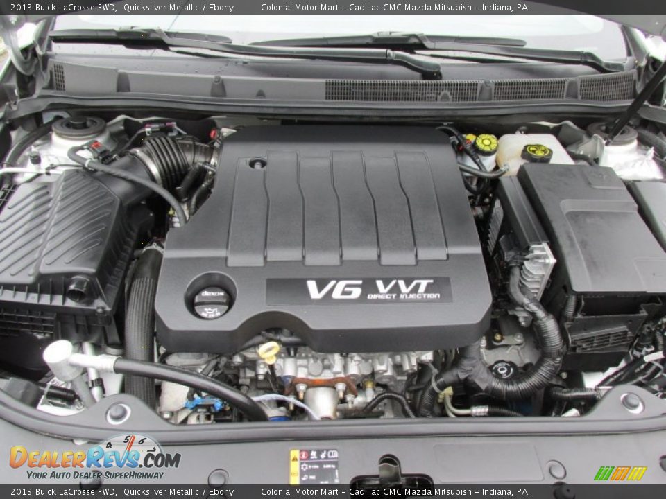 2013 Buick LaCrosse FWD Quicksilver Metallic / Ebony Photo #10