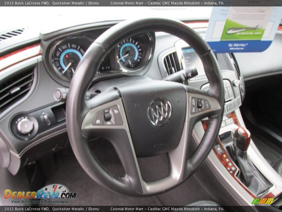 2013 Buick LaCrosse FWD Quicksilver Metallic / Ebony Photo #14