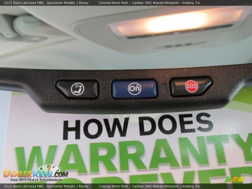 2013 Buick LaCrosse FWD Quicksilver Metallic / Ebony Photo #17