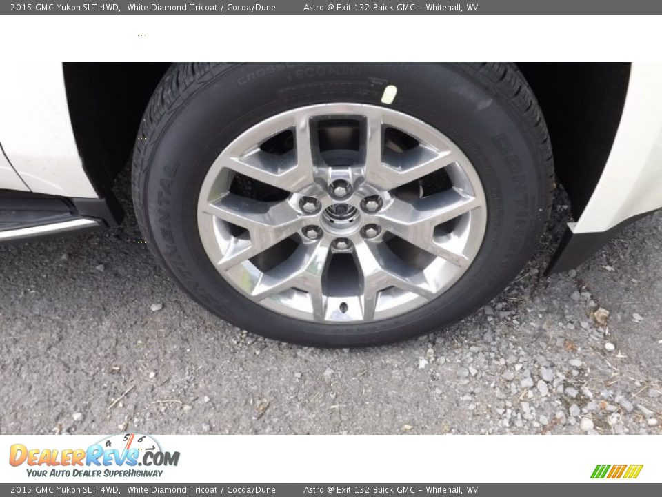 2015 GMC Yukon SLT 4WD White Diamond Tricoat / Cocoa/Dune Photo #7