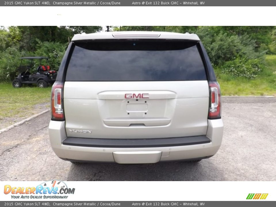 2015 GMC Yukon SLT 4WD Champagne Silver Metallic / Cocoa/Dune Photo #8