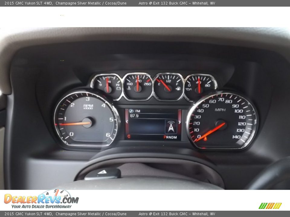 2015 GMC Yukon SLT 4WD Champagne Silver Metallic / Cocoa/Dune Photo #14