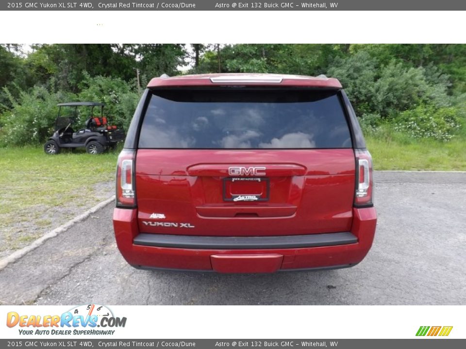 2015 GMC Yukon XL SLT 4WD Crystal Red Tintcoat / Cocoa/Dune Photo #6
