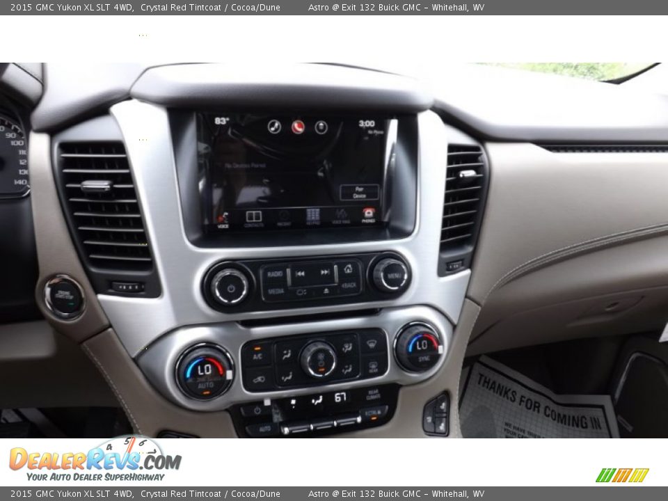 Controls of 2015 GMC Yukon XL SLT 4WD Photo #15
