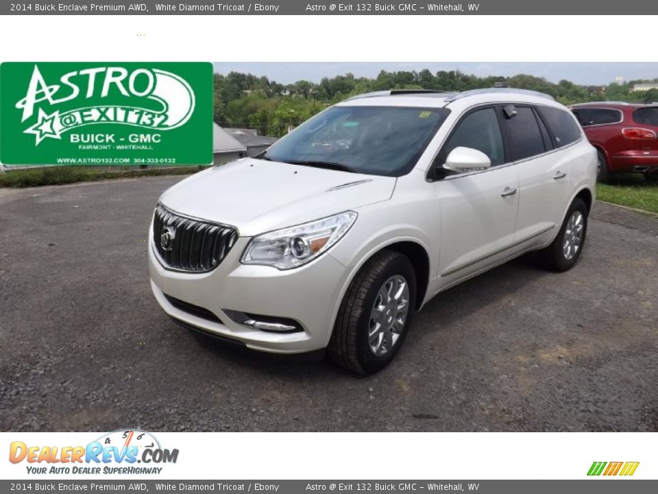 2014 Buick Enclave Premium AWD White Diamond Tricoat / Ebony Photo #1