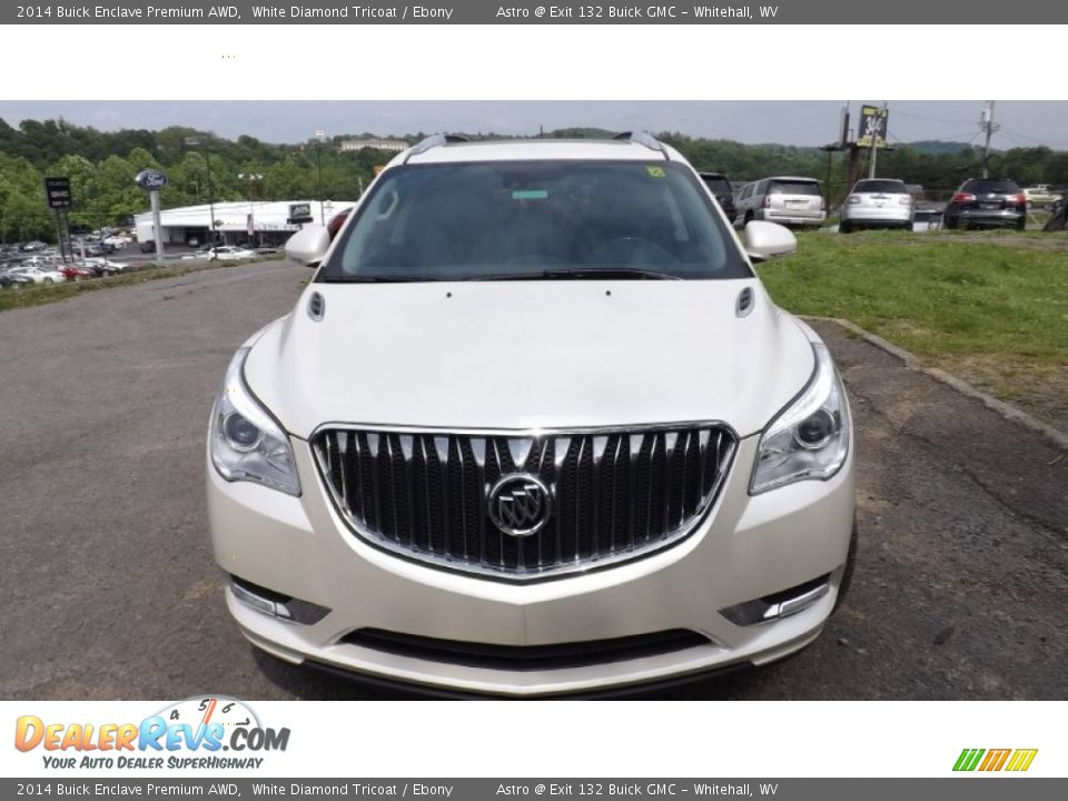 2014 Buick Enclave Premium AWD White Diamond Tricoat / Ebony Photo #2