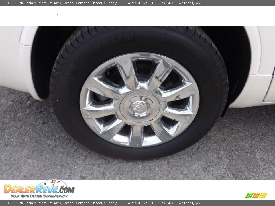 2014 Buick Enclave Premium AWD White Diamond Tricoat / Ebony Photo #3