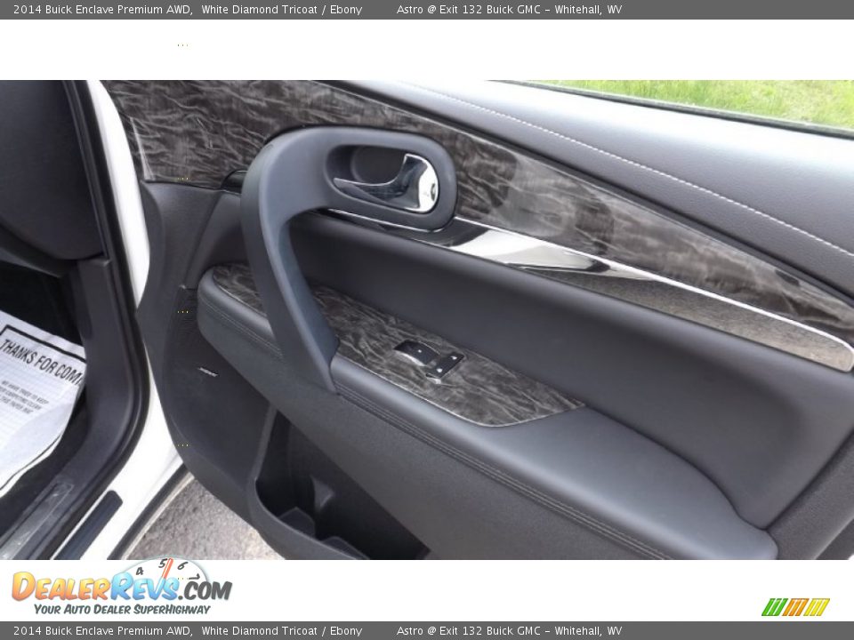 2014 Buick Enclave Premium AWD White Diamond Tricoat / Ebony Photo #4