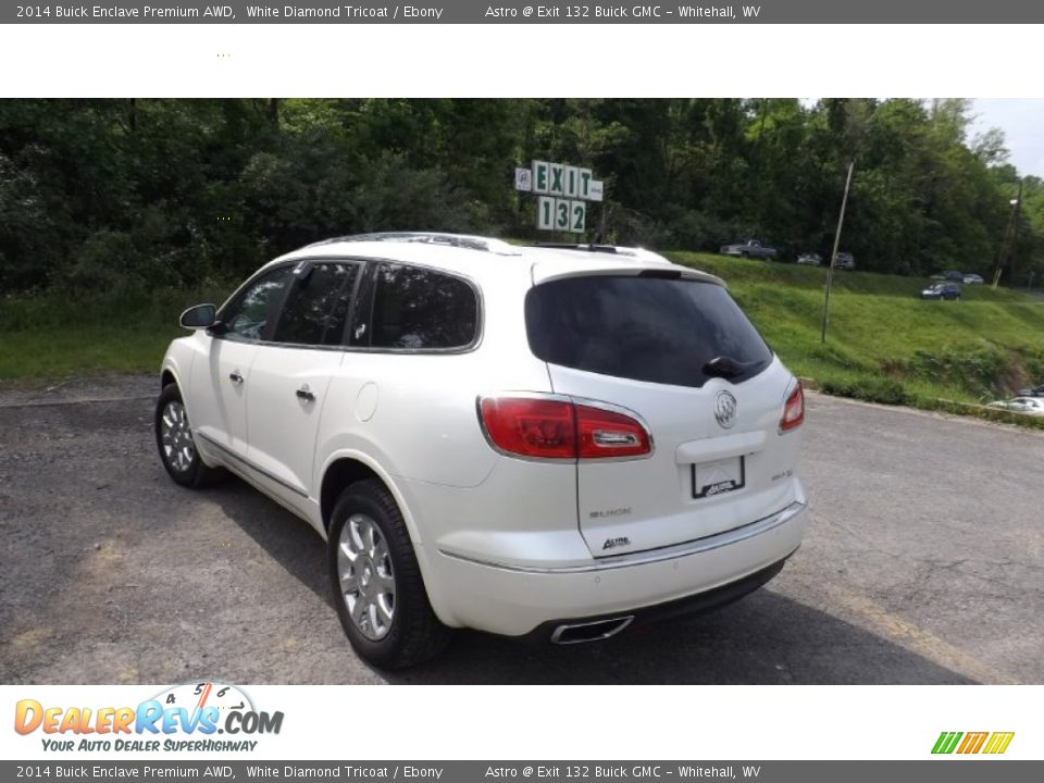2014 Buick Enclave Premium AWD White Diamond Tricoat / Ebony Photo #10