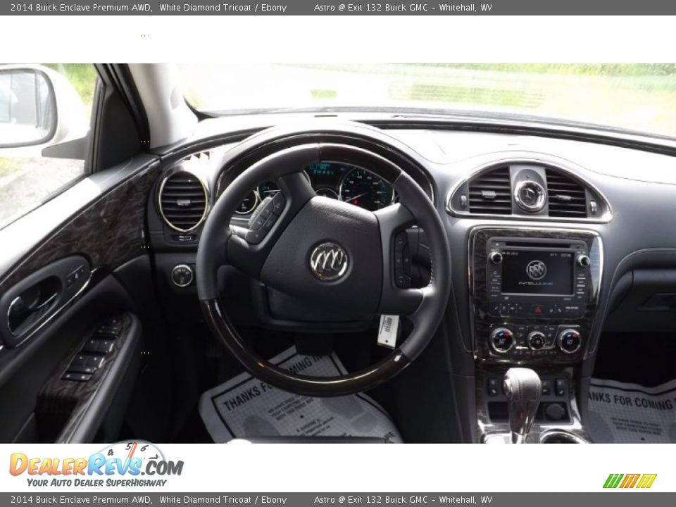 2014 Buick Enclave Premium AWD White Diamond Tricoat / Ebony Photo #11
