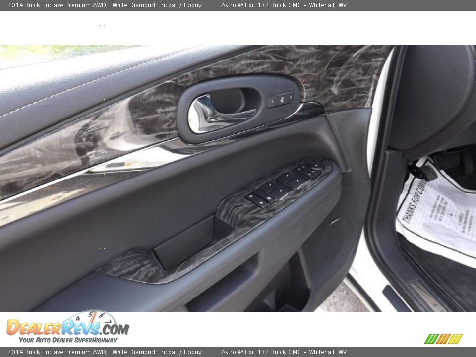 2014 Buick Enclave Premium AWD White Diamond Tricoat / Ebony Photo #12