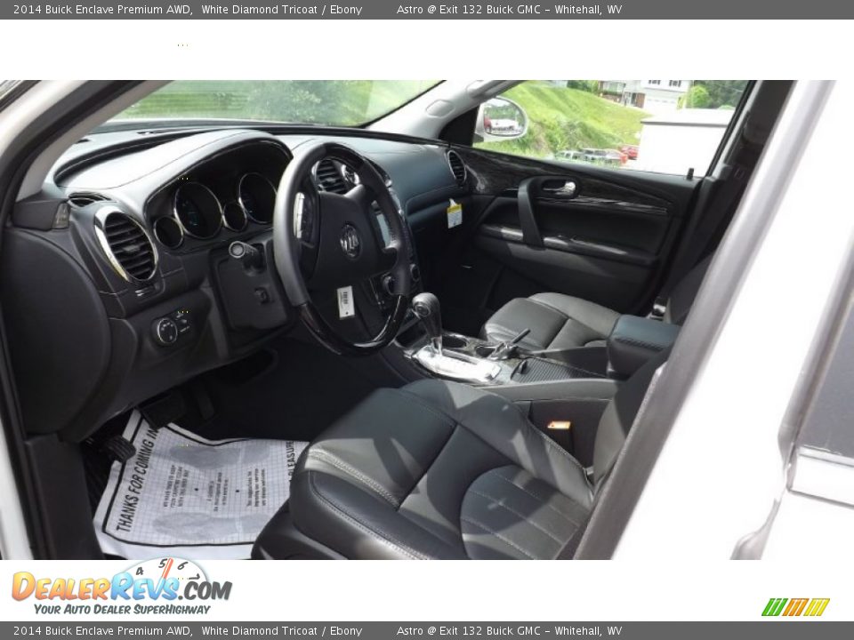 2014 Buick Enclave Premium AWD White Diamond Tricoat / Ebony Photo #13
