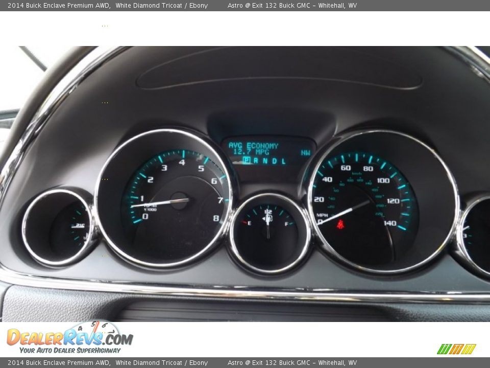 2014 Buick Enclave Premium AWD White Diamond Tricoat / Ebony Photo #14