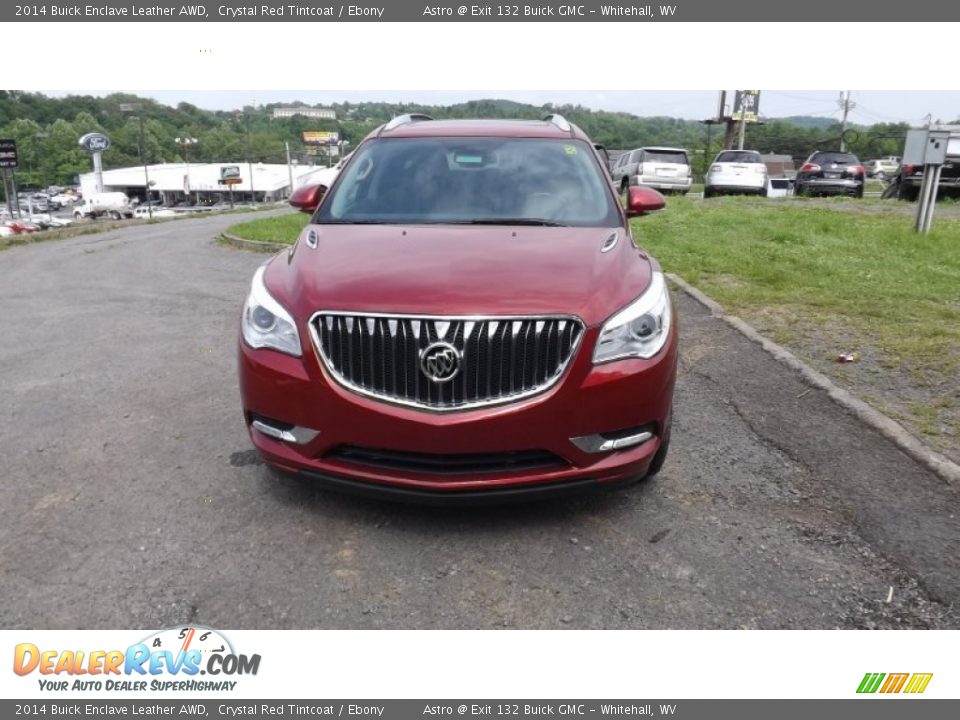 2014 Buick Enclave Leather AWD Crystal Red Tintcoat / Ebony Photo #2