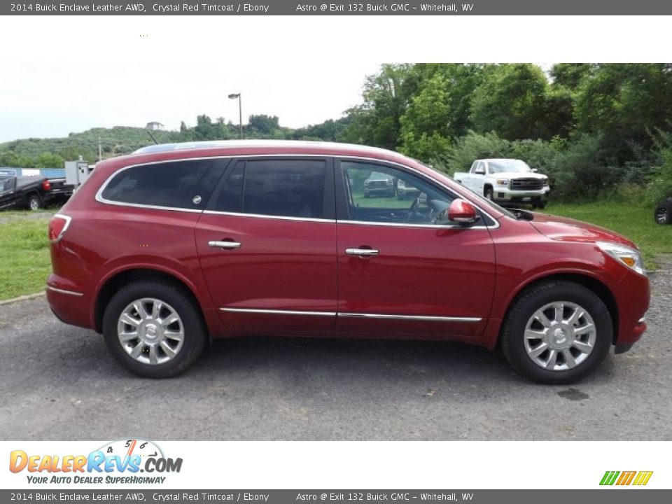 2014 Buick Enclave Leather AWD Crystal Red Tintcoat / Ebony Photo #3
