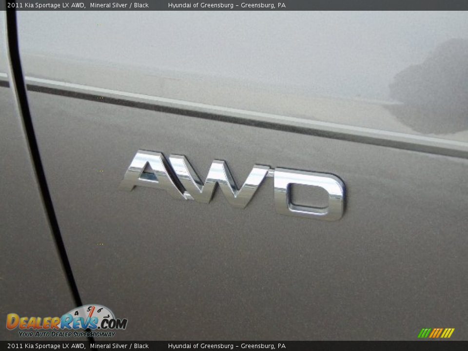 2011 Kia Sportage LX AWD Mineral Silver / Black Photo #4