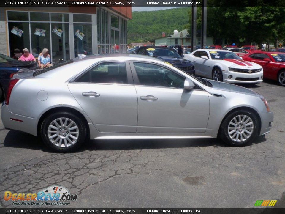 2012 Cadillac CTS 4 3.0 AWD Sedan Radiant Silver Metallic / Ebony/Ebony Photo #5
