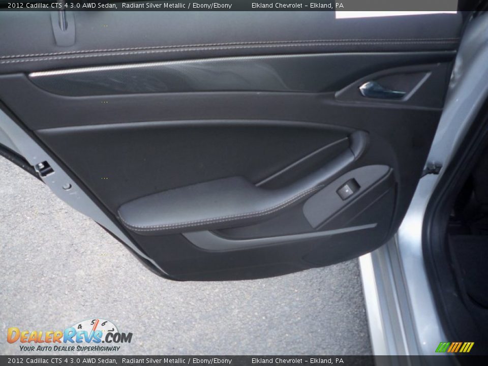 2012 Cadillac CTS 4 3.0 AWD Sedan Radiant Silver Metallic / Ebony/Ebony Photo #15