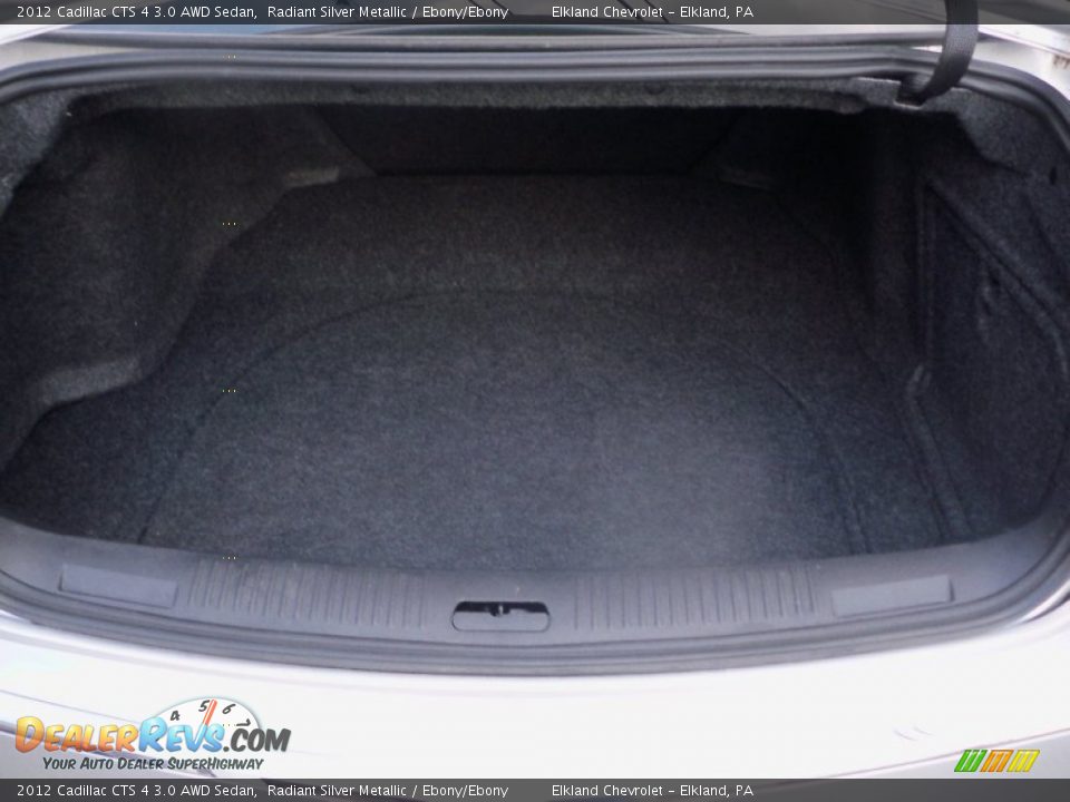 2012 Cadillac CTS 4 3.0 AWD Sedan Radiant Silver Metallic / Ebony/Ebony Photo #18