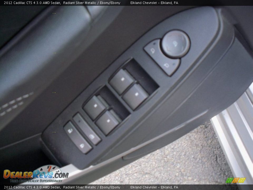 2012 Cadillac CTS 4 3.0 AWD Sedan Radiant Silver Metallic / Ebony/Ebony Photo #20
