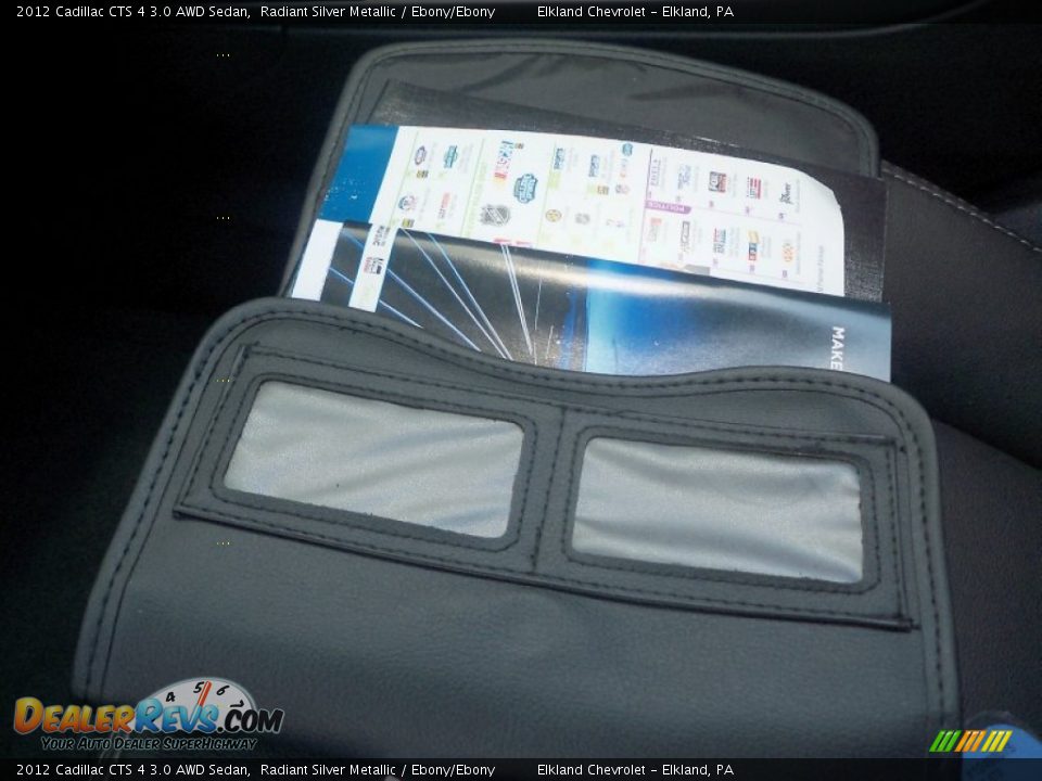 2012 Cadillac CTS 4 3.0 AWD Sedan Radiant Silver Metallic / Ebony/Ebony Photo #26