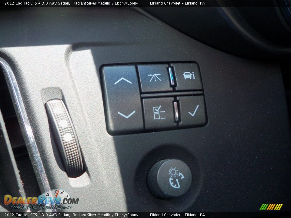 2012 Cadillac CTS 4 3.0 AWD Sedan Radiant Silver Metallic / Ebony/Ebony Photo #32