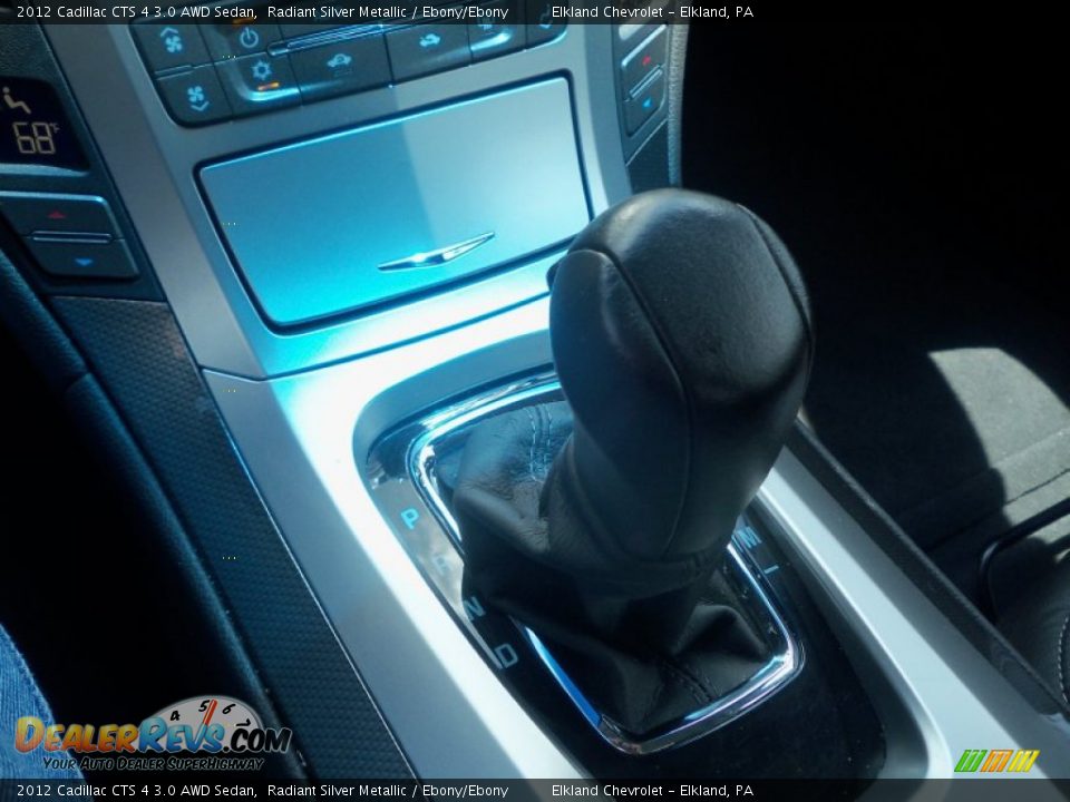 2012 Cadillac CTS 4 3.0 AWD Sedan Radiant Silver Metallic / Ebony/Ebony Photo #33