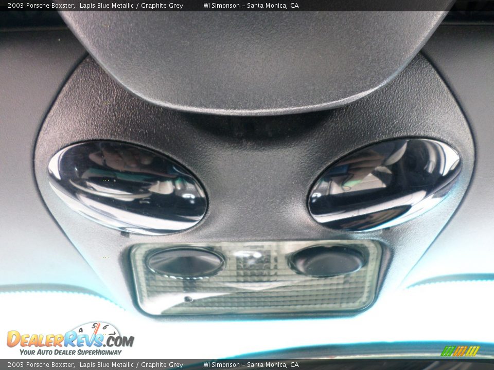 2003 Porsche Boxster Lapis Blue Metallic / Graphite Grey Photo #15