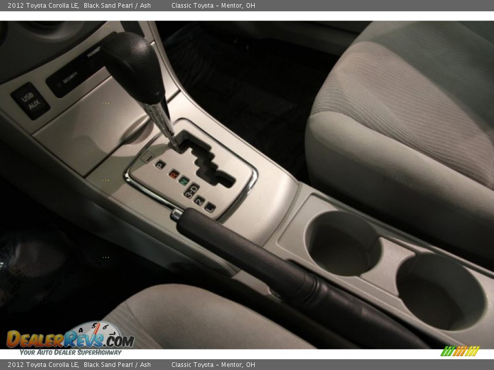 2012 Toyota Corolla LE Black Sand Pearl / Ash Photo #9