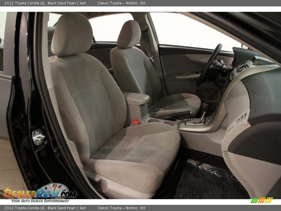 2012 Toyota Corolla LE Black Sand Pearl / Ash Photo #10