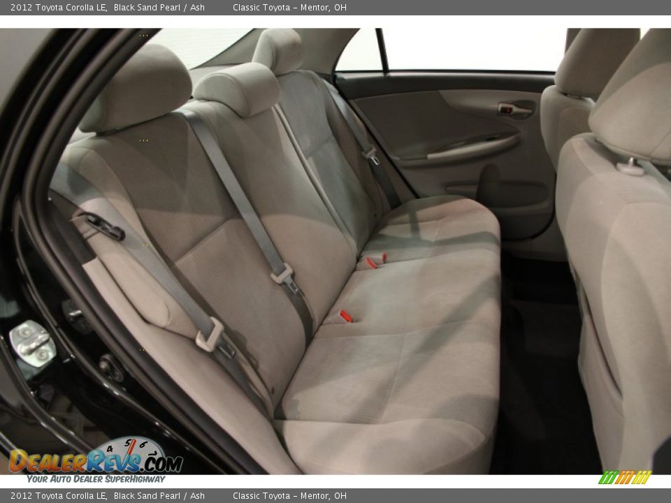2012 Toyota Corolla LE Black Sand Pearl / Ash Photo #11