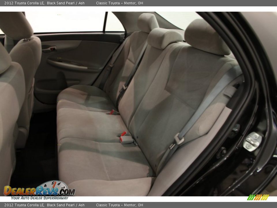 2012 Toyota Corolla LE Black Sand Pearl / Ash Photo #12