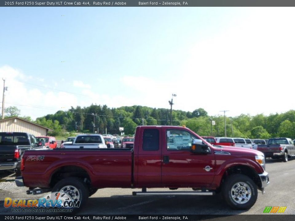 2015 Ford F250 Super Duty XLT Crew Cab 4x4 Ruby Red / Adobe Photo #1