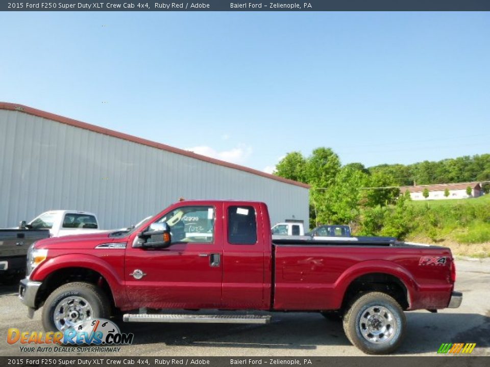 Ruby Red 2015 Ford F250 Super Duty XLT Crew Cab 4x4 Photo #5