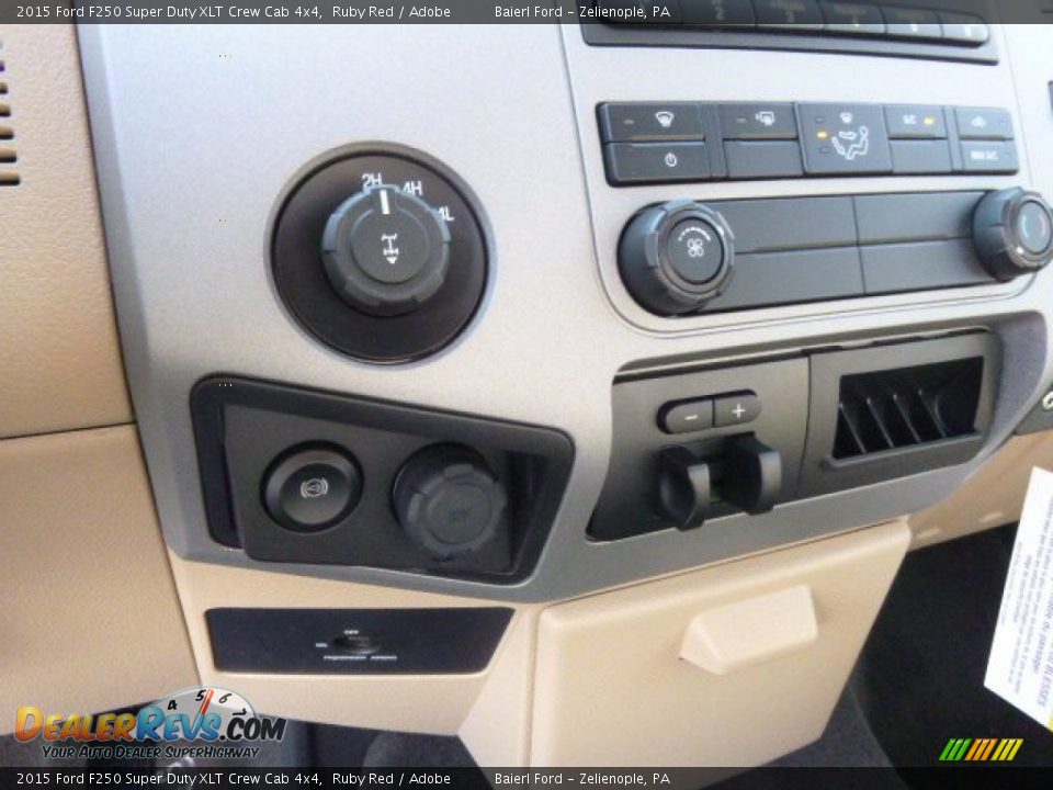 2015 Ford F250 Super Duty XLT Crew Cab 4x4 Ruby Red / Adobe Photo #16