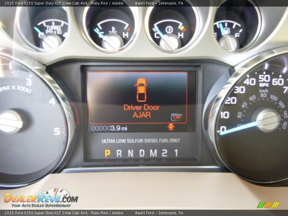 2015 Ford F250 Super Duty XLT Crew Cab 4x4 Ruby Red / Adobe Photo #19