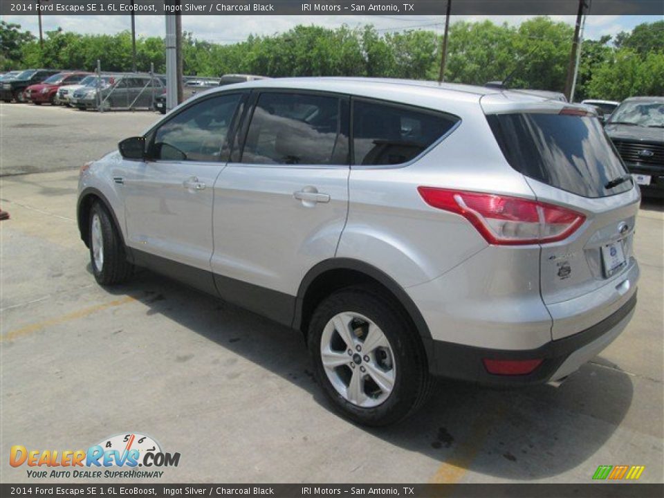 2014 Ford Escape SE 1.6L EcoBoost Ingot Silver / Charcoal Black Photo #4