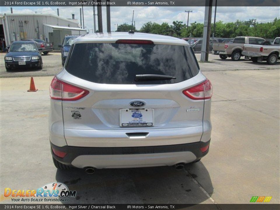 2014 Ford Escape SE 1.6L EcoBoost Ingot Silver / Charcoal Black Photo #5
