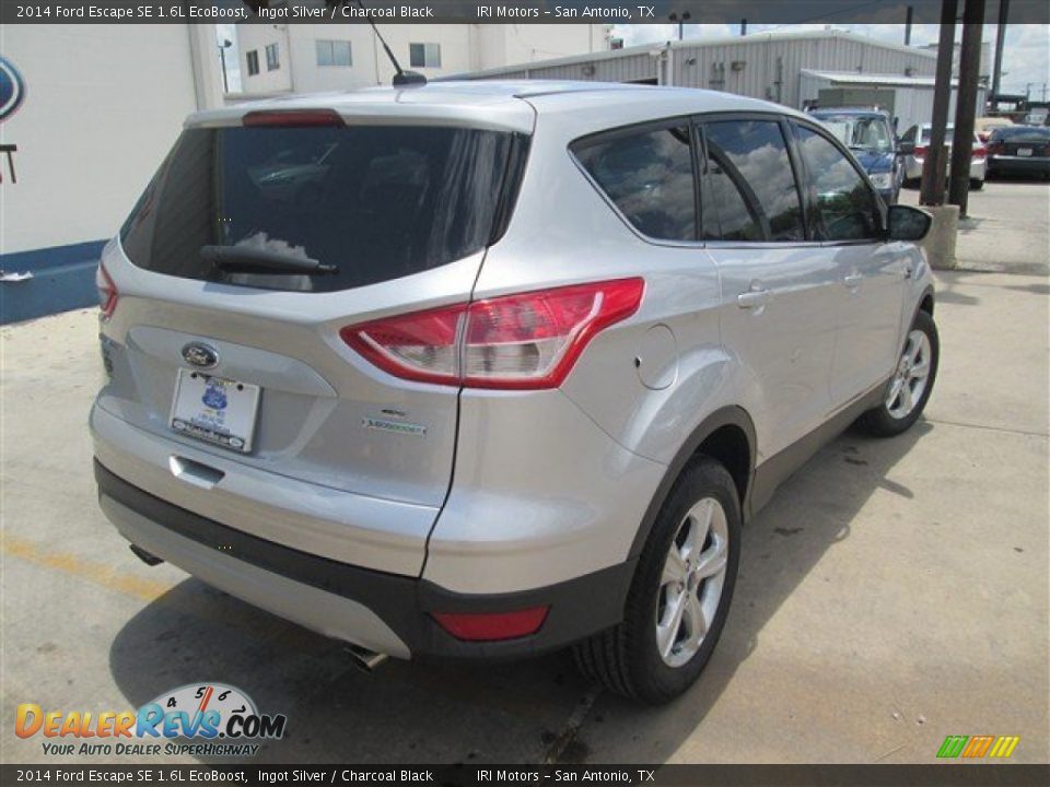 2014 Ford Escape SE 1.6L EcoBoost Ingot Silver / Charcoal Black Photo #6