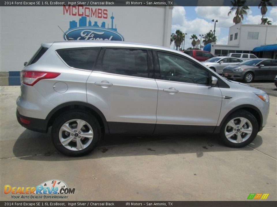 2014 Ford Escape SE 1.6L EcoBoost Ingot Silver / Charcoal Black Photo #7