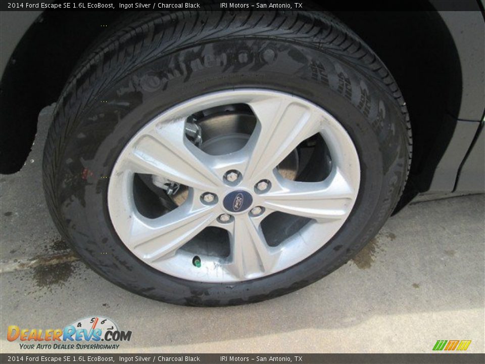 2014 Ford Escape SE 1.6L EcoBoost Ingot Silver / Charcoal Black Photo #8