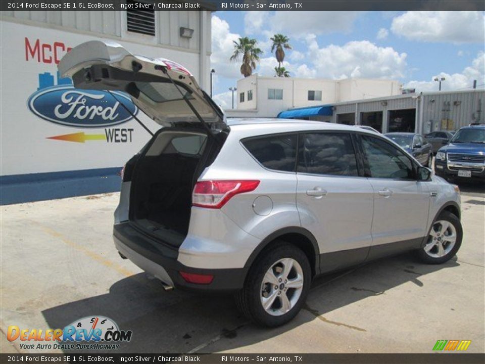 2014 Ford Escape SE 1.6L EcoBoost Ingot Silver / Charcoal Black Photo #13
