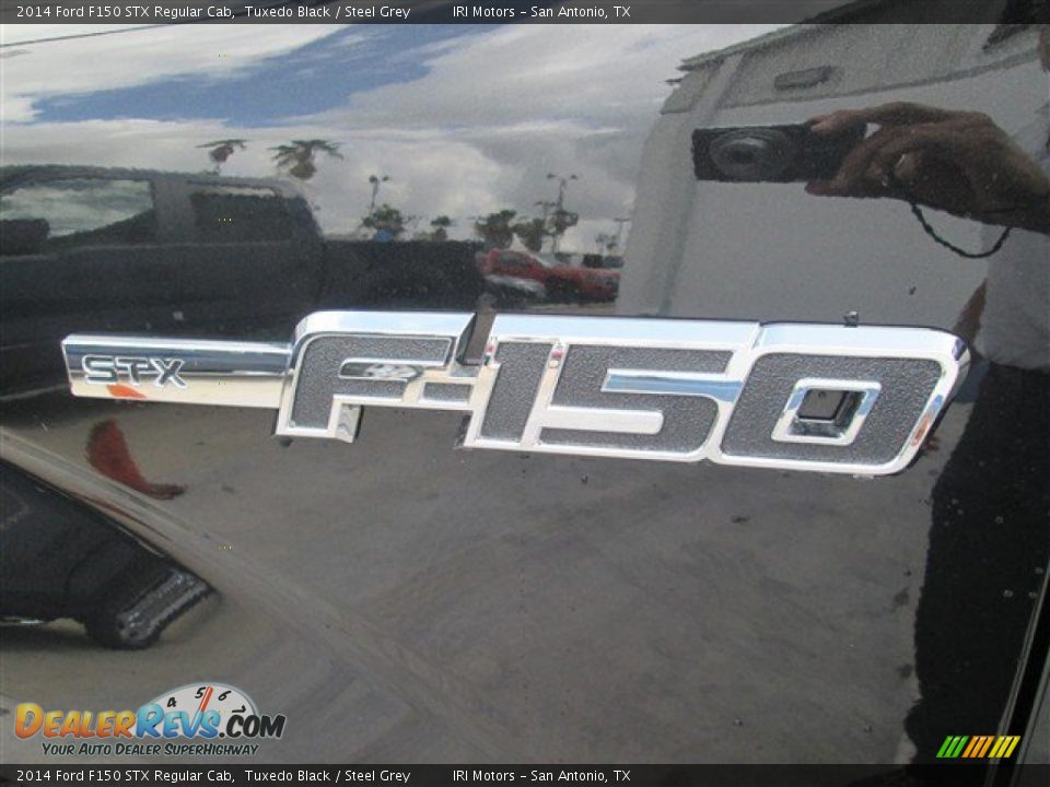 2014 Ford F150 STX Regular Cab Tuxedo Black / Steel Grey Photo #10