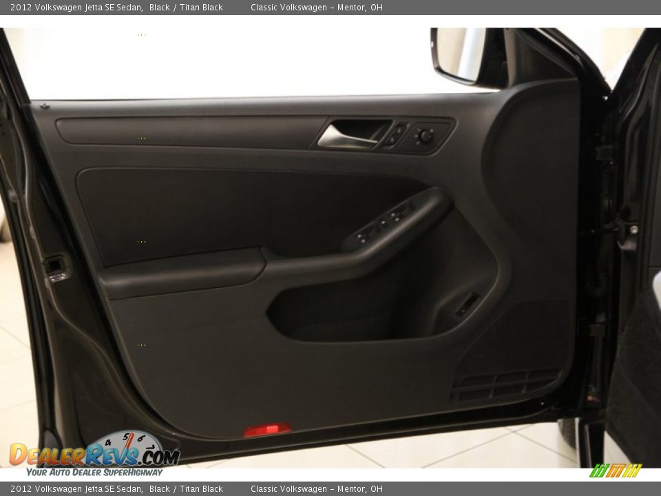2012 Volkswagen Jetta SE Sedan Black / Titan Black Photo #4