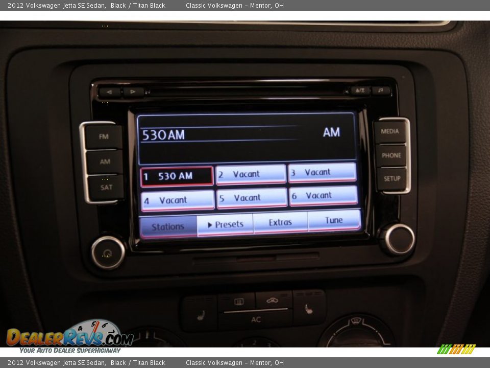 2012 Volkswagen Jetta SE Sedan Black / Titan Black Photo #10