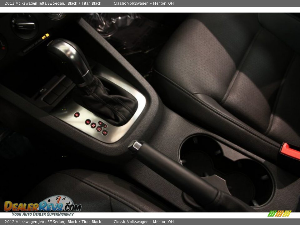 2012 Volkswagen Jetta SE Sedan Black / Titan Black Photo #14
