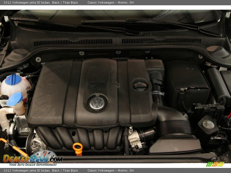 2012 Volkswagen Jetta SE Sedan Black / Titan Black Photo #19