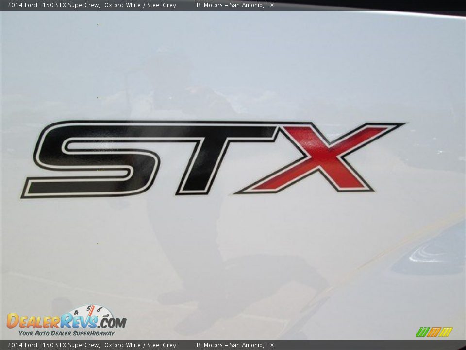 2014 Ford F150 STX SuperCrew Oxford White / Steel Grey Photo #10