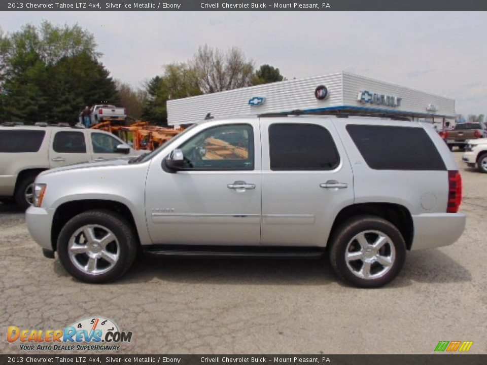 2013 Chevrolet Tahoe LTZ 4x4 Silver Ice Metallic / Ebony Photo #2